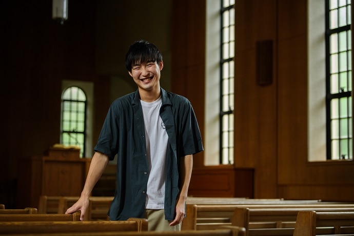 明確な答えがないからこそ 自分なりに考えを持てるようになった 神学部 藤井漱之介さん 高校生webキャンパス